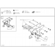 Фаркоп оцинкованный Galia шар C съемный для Jeep Wrangler 2007-2018